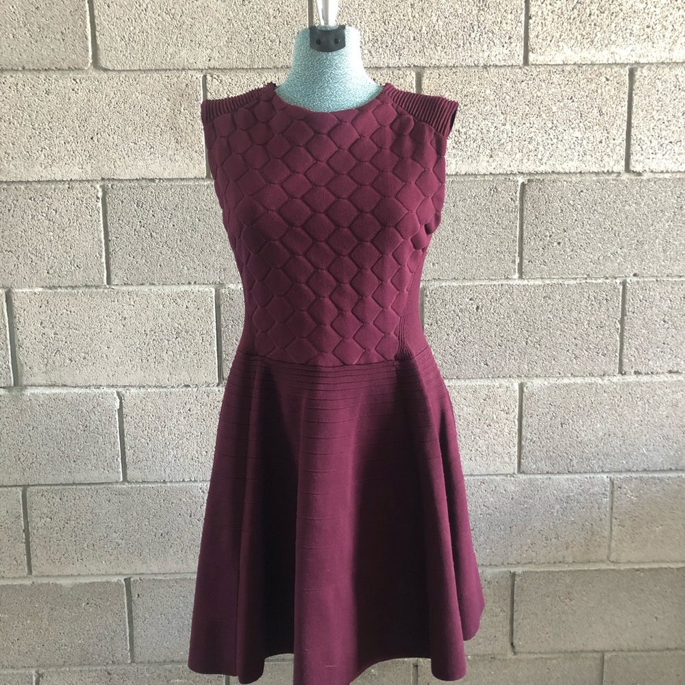 Ted Baker Frinca Dress Oxblood